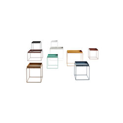 Tray Table sidebord, deep blue high gloss, HAY