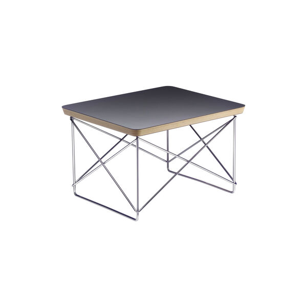Occasional Table LTR sidebord, black/chrome, Vitra 