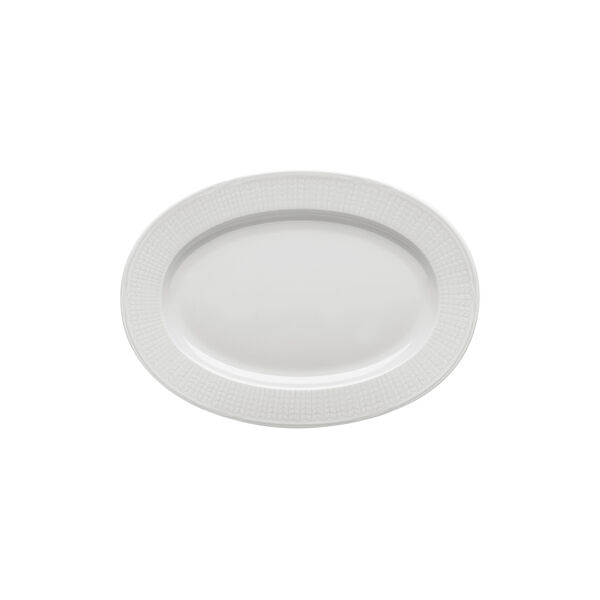 Swedish Grace ovalt fat, snö, Rörstrand