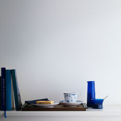 Musselmalt Halvblonde kopp med underskål, Royal Copenhagen