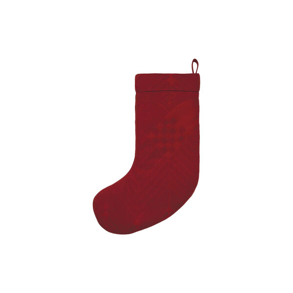 CHRISTMAS&nbsp;julesokk, deep red, Georg Jensen Damask