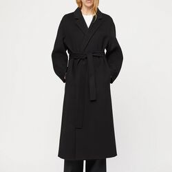 Double Wrap Coat, jet black, FWSS