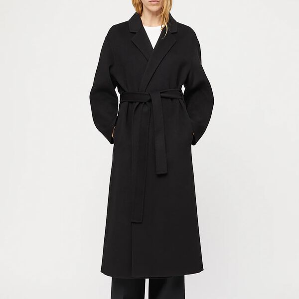 Double Wrap Coat, jet black Double Wrap Coat, jet black, FWSS