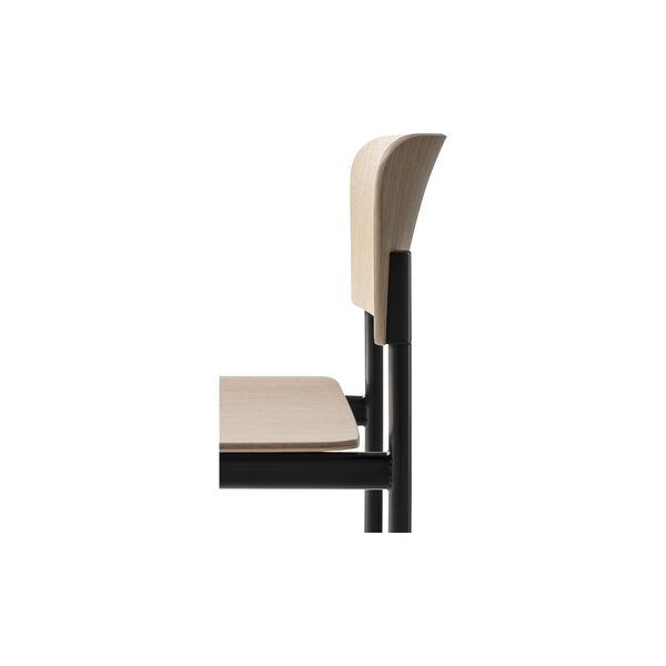 Plan Chair, lakkert eik/svart, Fredericia Furniture