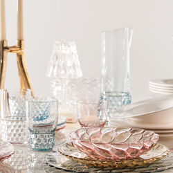 JELLIES FAMILY LONG DRINK glass, crystal, Kartell