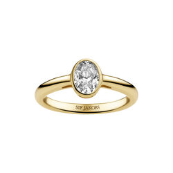 Sardinien Ovale Ring | Piccolo | Forgylt, Sif Jakobs Jewellery