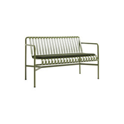 Palissade benk sittepute, olive, HAY