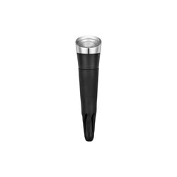 Skjenke-, lufte- og lukkepropp, sort/metall, Le Creuset