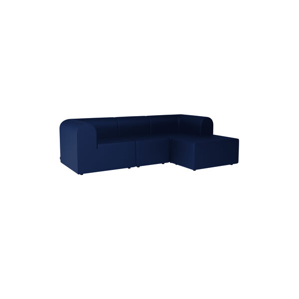 Paradigm 3-seters sofa med puff, Hallingdal 764, Montana Furniture