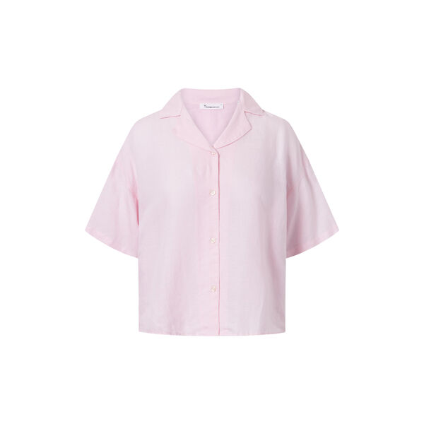 Loose Linen Mix Resort SS Shirt Loose Linen Mix Resort SS Shirt, KnowledgeCotton Apparel