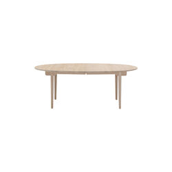 CH338 Dining Table, white oiled oak, Carl Hansen & Søn