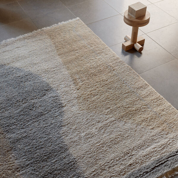 Optical Echo gulvteppe, vanilla Optical Echo gulvteppe, vanilla, Linie Design