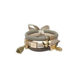 H&aring;rb&aring;nd 3 pk Charm Combo, milieu greens w/gold, DARK department