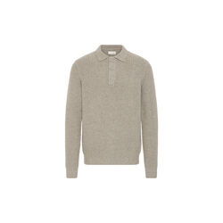 CFGAHN Rib Polo Knit, steeple gray, Casual Friday