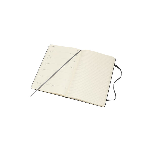 Weekly Notebook Planner 2021, sort, Moleskine