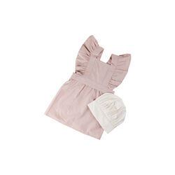 Apron and Hat Set, dusty pink, Sebra