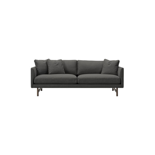 Calmo 2-seter sofa, m&oslash;rkegr&aring;/r&oslash;kt eik, Fredericia Furniture