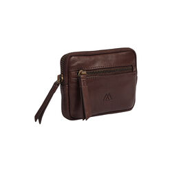 RoryMBG Coin Purse Soft Vintage, chocolate brown w/br. gold, Markberg