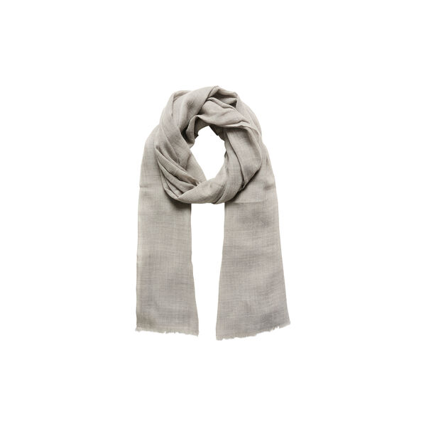 MadihaPW skjerf, medium grey melange MadihaPW skjerf, medium grey melange, Part Two