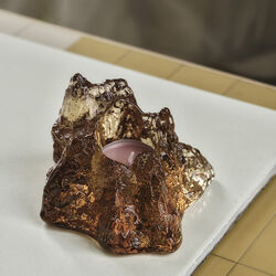 The Rock Lysestake, bronze, Kosta Boda