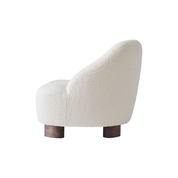 Margas loungestol LC1, hvit/valn&oslash;tt, &Tradition