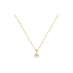 Lyra halskjede, klar, Hadeland Glassverk