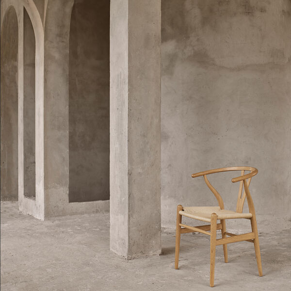 CH24 Y-stolen, oljet eik/natur, Carl Hansen & S&oslash;n
