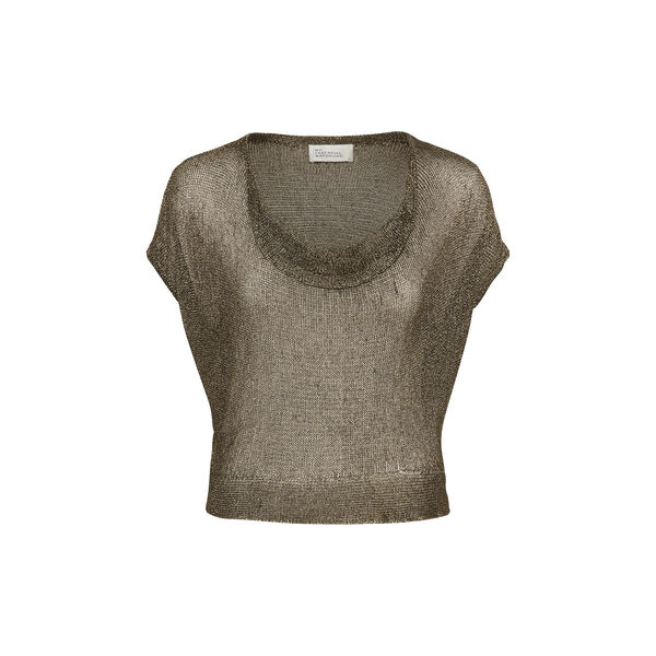 MWOlly Knit Waterfall Top, black amber metallic MWOlly Knit Waterfall Top, black amber metallic, My Essential Wardrobe