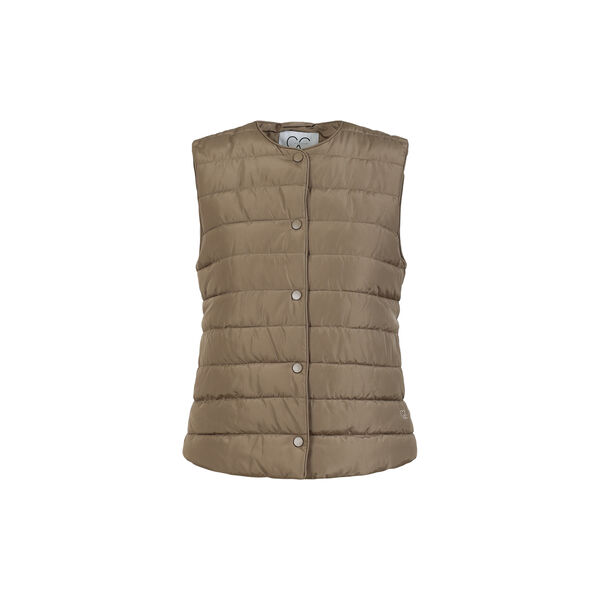CC Heart ASTA Quiltet Vest, sand oliven, Coster Copenhagen