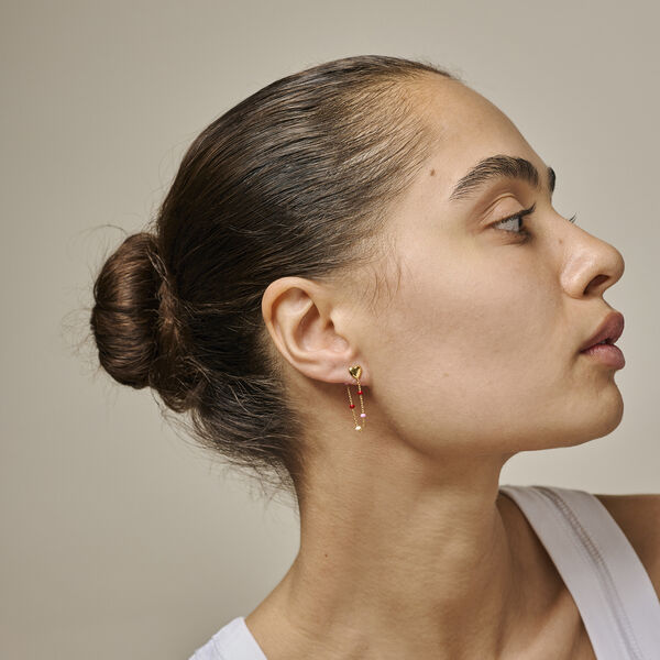 Lola Heart &Oslash;reringer, rosie, ENAMEL Copenhagen