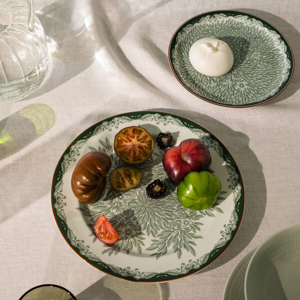 Ostindia Floris tallerken 20cm, gr&oslash;nn, R&ouml;rstrand