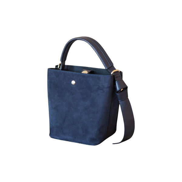 B&oslash;tteveske semsket skinn, m&oslash;rkebl&aring;, 7 DAYS