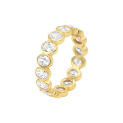 Diamond Band ring oval, gull 58, WHO IS SHE