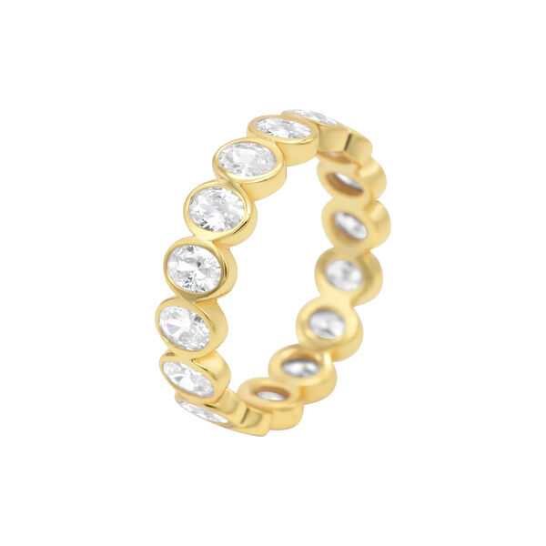 Diamond Band ring oval, gull 58, WHO IS SHE