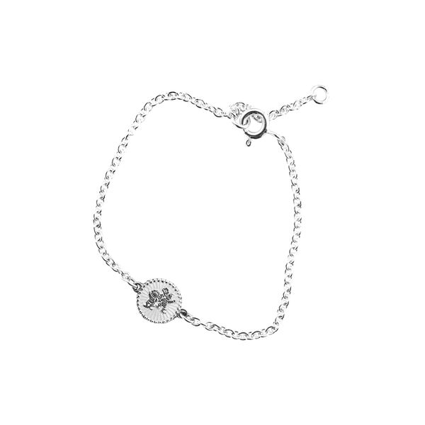 LYKKELITEN Armb&aring;nd, hvit perlemor, Th. Marthinsen