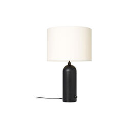 Gravity Table Lamp, blackened steel/white, GUBI