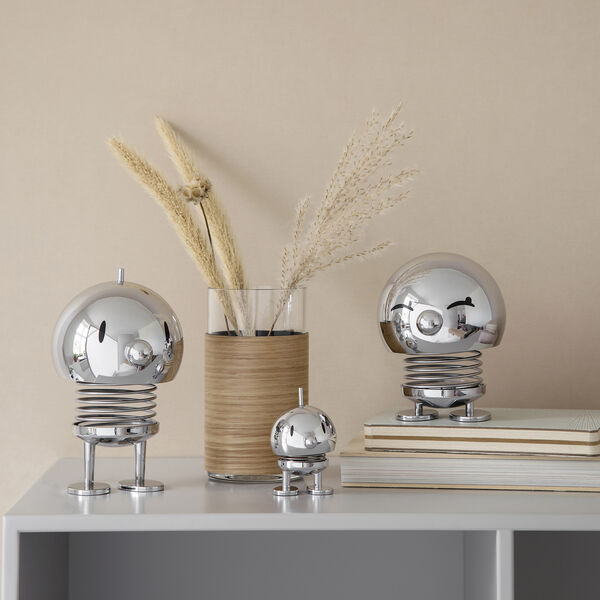 LED lampe L, krom, Hoptimist