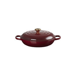 Signature st&oslash;pejern buffetgryte 30 cm, garnet, Le Creuset
