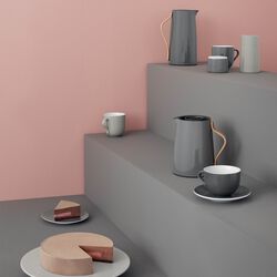 Emma te-termokanne, gr&aring;, Stelton