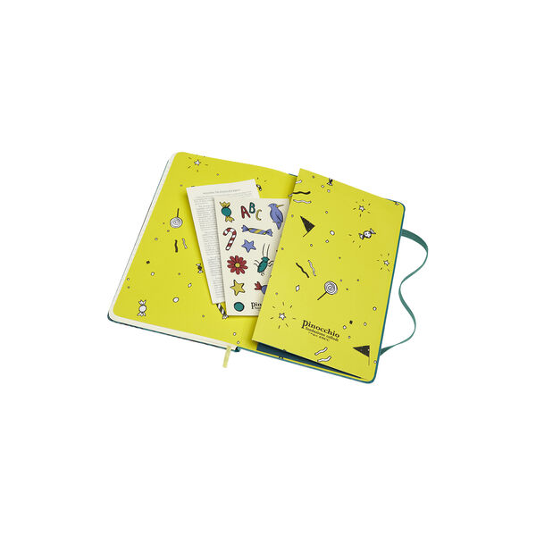 Pinocchio Dogfish Notebook linjert, multifarget, Moleskine