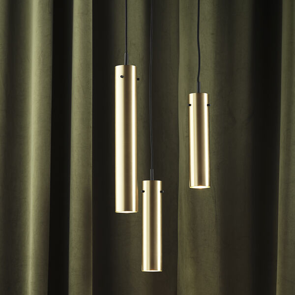 FM2014 Solid Pendant, polished brass, FRANDSEN