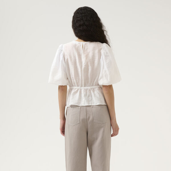 KBUmami Blouse, bright white, Karen by Simonsen
