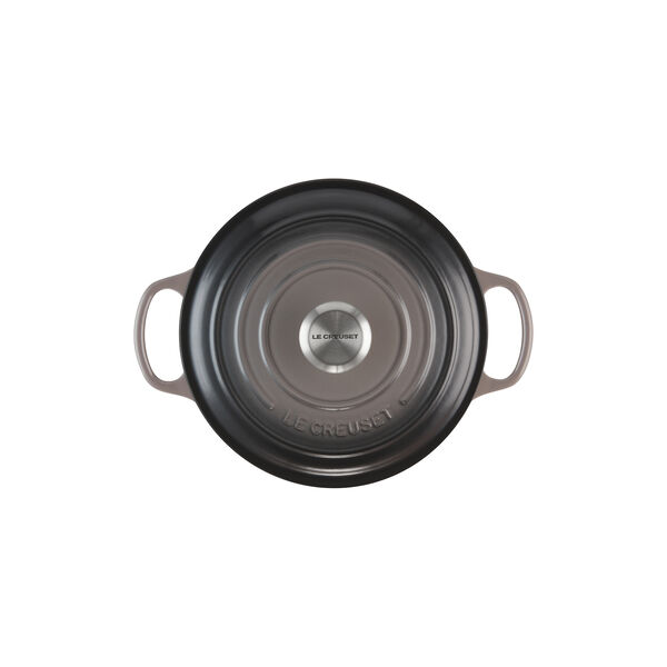 Signature rund gryte Ø 24 cm, flint, Le Creuset