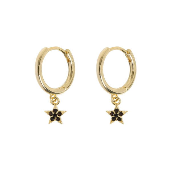 Elvira - Crystal Star Hoop &oslash;reringer, gull, timi of Sweden