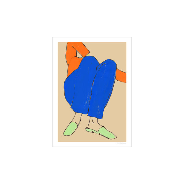 Lying Down in Blue and Red, THE POSTER CLUB