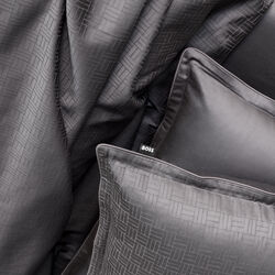 Lattice Pillow Case, carbon, BOSS Home