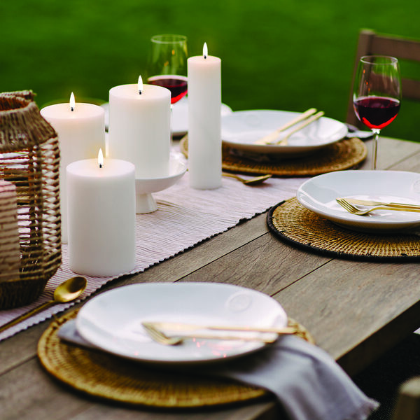 LED Pillar Candle 22 cm, Uyuni Lighting