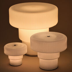 Ripple Portable Lamp | H 16,5 | White | Belysning, Ferm Living