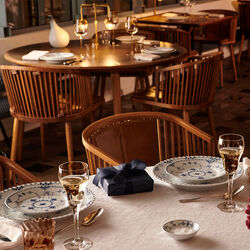 Musselmalt Halvblonde tallerken, 19 cm, Royal Copenhagen