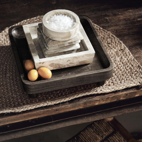 Basco L Serveringsbrett, brun, Jakobsdals